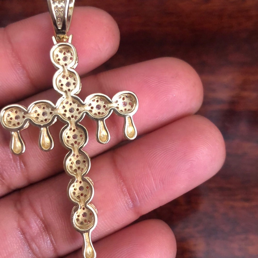 Silver Drip Cross - image 4